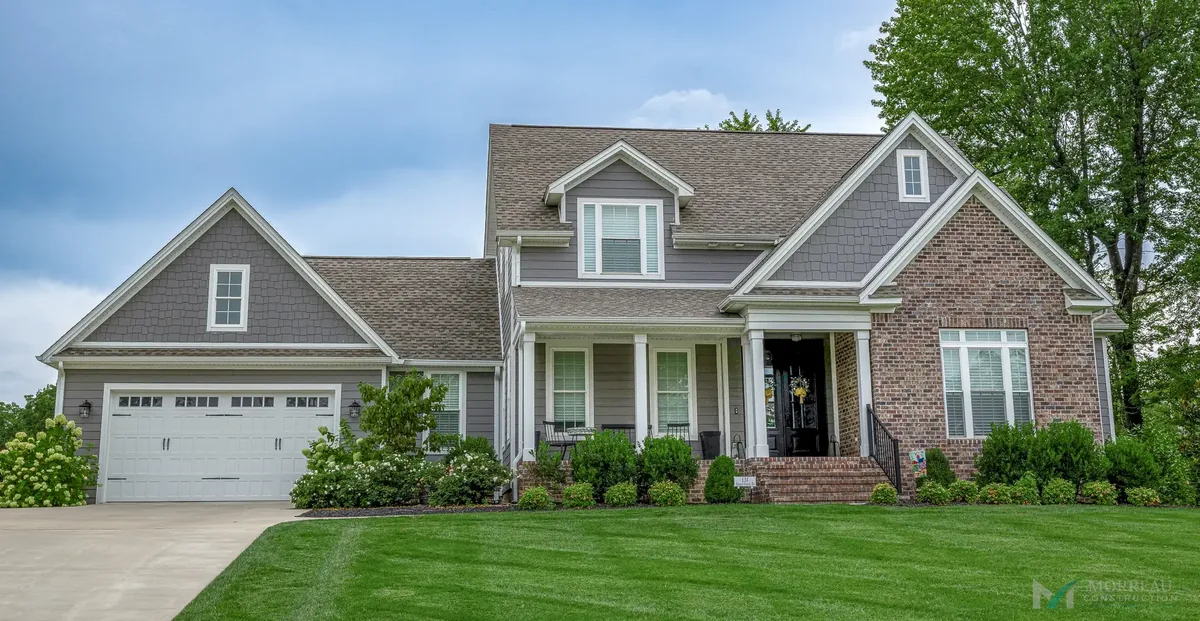 Custom home exterior, Western Kentucky