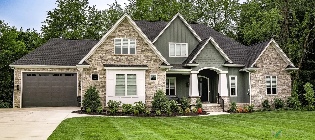 Brick and stone custom home, Paducah KY